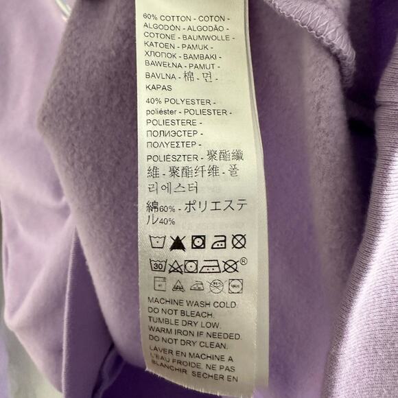 Levi's Light Purple Graphic Salinas Crewneck Sweatshirt Size XS - Picture 3 of 6